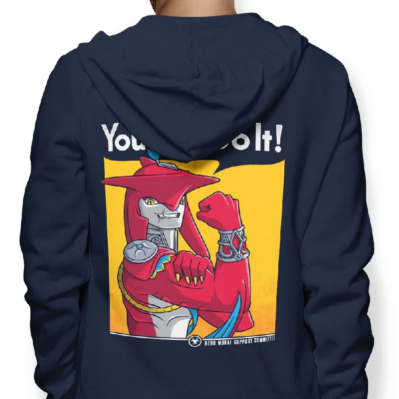 Supportive Shark Man - Hoodie