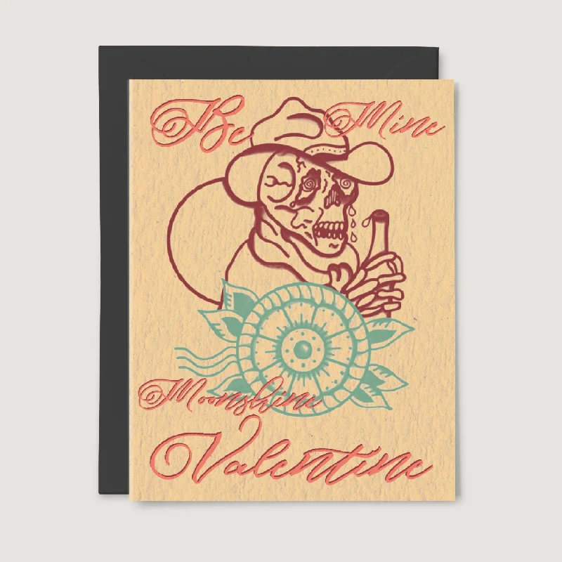 Be Mine Moonshine Valentine Card